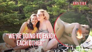 Ersties - Hanna & Jin Take Things Outdoors For a Hot Lesbian Sex Session - 1 image