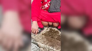 nomita bhabhi Peeing outdoors - 3 image