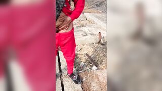 nomita bhabhi Peeing outdoors - 7 image