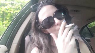 Sage Eldritch Red Lipstick Cigarette Smoking: Inhales & Exhales - 3 image