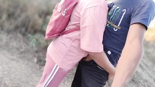 Indian School girl Outdoor jungle Sex viral video MMS - 3 image