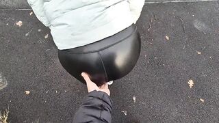 I blow and fuck a stranger for the last Dubai chocolate from the discount store - RISKY PUBLIC SEX - Litclit - 12 image