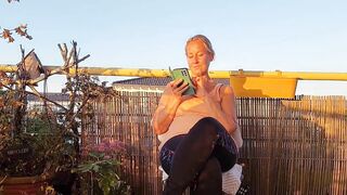 Amateur Blonde Wife Enjoys Outdoor Sex Games