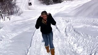 On Our Ski Vacation, I Strip and Pee in the Snow - 4 image