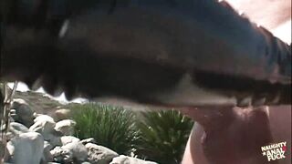 This blonde PAWG exposes her big fat ass that is made for anal humping - 5 image