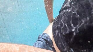 Milf get fucked in the holiday complex pool - 6 image