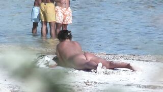 Uninhibited voyeur on Es Trenc beach - 7 image