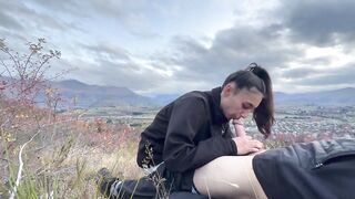 Mountain Hiking Blowjob & Swallow - 11 image