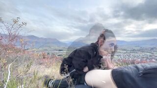 Mountain Hiking Blowjob & Swallow - 12 image
