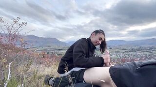Mountain Hiking Blowjob & Swallow - 15 image