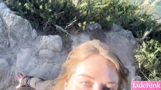 Cute Blonde Girl Blowjob, Fucking And Facial Outdoor Near Beach - 15 image