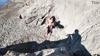 Milf is Shocked! She had to Suck&Fucks on the Beach!1 - 3 image