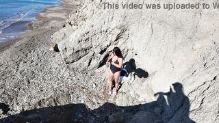Milf is Shocked! She had to Suck&Fucks on the Beach!1 - 5 image
