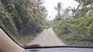 Pinay Teacher Fucked in the Car Lucky fan Fucked - 2 image