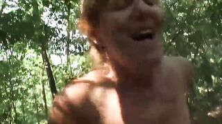 Hairy mature slut gets doggystyled outdoors - 14 image