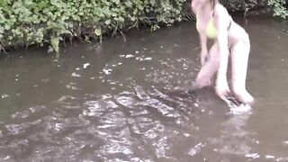 Splashing in the River with 2 MILF lesbians - 5 image
