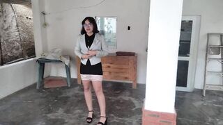 ENF Latina Teen reporter stripped - 3 image