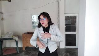 ENF Latina Teen reporter stripped - 5 image