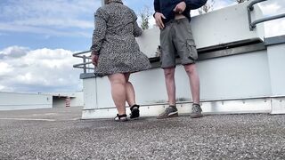 Mother-in-law pees like a dog