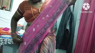 Telugu Andra aunty sorry wearing - 14 image