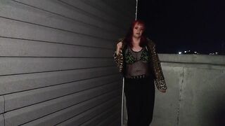 Goth girl photoshoot on rooftop - 13 image