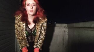 Goth girl photoshoot on rooftop - 3 image
