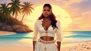 Ai-generated Couple Fucking on the Beach While I Sing. - 14 image