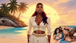 Ai-generated Couple Fucking on the Beach While I Sing.