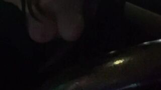 Italian Horny Big Juicy Tits Artemisia Love Flashing her Tits while Driving around - 12 image