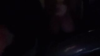 Italian Horny Big Juicy Tits Artemisia Love Flashing her Tits while Driving around - 8 image