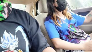 18 YEAR OLD ASIAN PETITE GIRL CAR PICK UP ON PUBLIC REALITY - 1 image