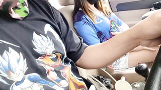 18 YEAR OLD ASIAN PETITE GIRL CAR PICK UP ON PUBLIC REALITY - 2 image