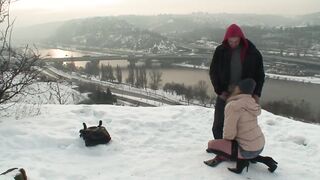 Blonde Bitch get fucked Outdoor - 13 image