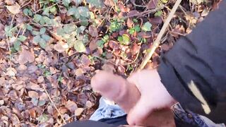 Risky handjob on a busy hiking trail - we almost got caught - 14 image