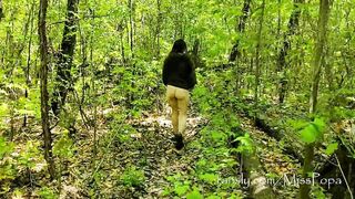 Walking with a bare ass through a spring forest. Leave comments with wishes, we will repeat it soon. - 4 image