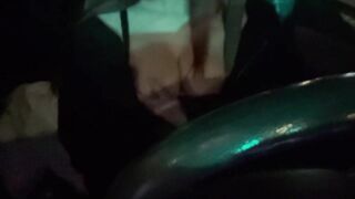 Italian Big tits Milf Artemisia Love Flashing her tits while driving around - 4 image