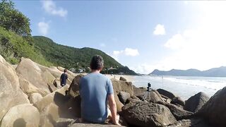 Passers-by were outraged, but she continued to suck and beg to fuck her ass - 2 image