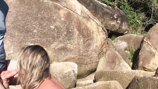 Passers-by were outraged, but she continued to suck and beg to fuck her ass - 3 image