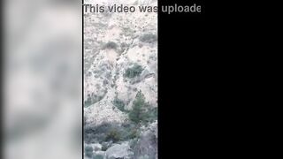 Hot slut gets cum and spanked. Outdoor creampie - 7 image