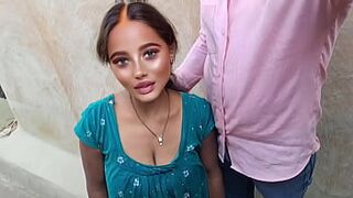 Village couple romance outdoor squeezing boobs kissing - 1 image