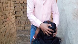 Village couple romance outdoor squeezing boobs kissing - 6 image