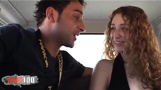 Young spanish redhead Monica Ledesma outdoor fucking - Remastered