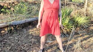 desperately going in the woods next to the highway - 15 image