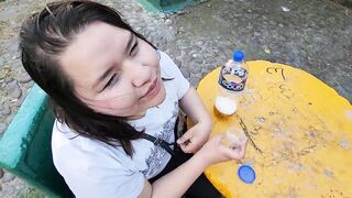 Gape my asshole with your cock and give me your cum and piss to drink it in public - 14 image