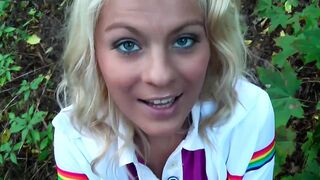 Jasmin Rouge - Outdoor blowjob - 11 image