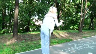 Jasmin Rouge - Outdoor blowjob - 2 image