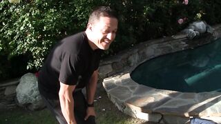 Hot babysitter got caught naked and get fucked by hot couple - 4 image