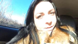 Cheating Wife Goes Fur-coat Shopping with Her Husband's Friend. She Will Suck His Cock Out-door 221 - 5 image