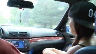 Holly Hunter and George having sex outside