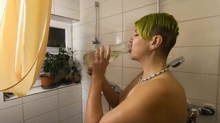 Compilation of Slurping Piss From Glass #2 - 9 image